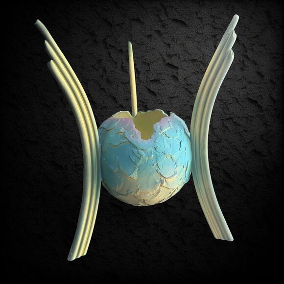 Rare *EARLY* Judi & Ron Lederer Planetary Sculpture Vtg Pottery Art Decor MCM - Picture 11 of 16